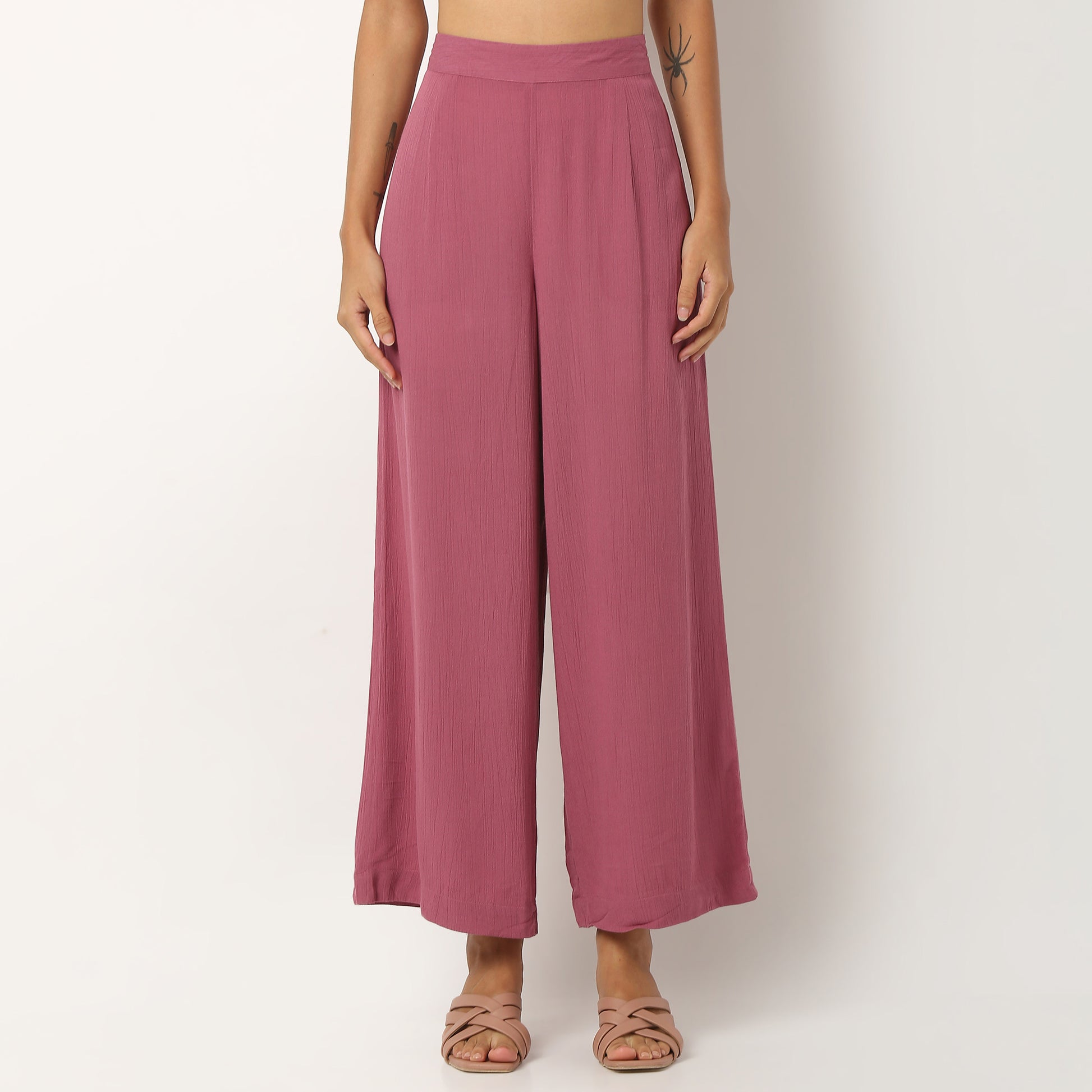 Viscose Ankle Length Pants