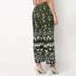 High Rise Printed Straight Pant