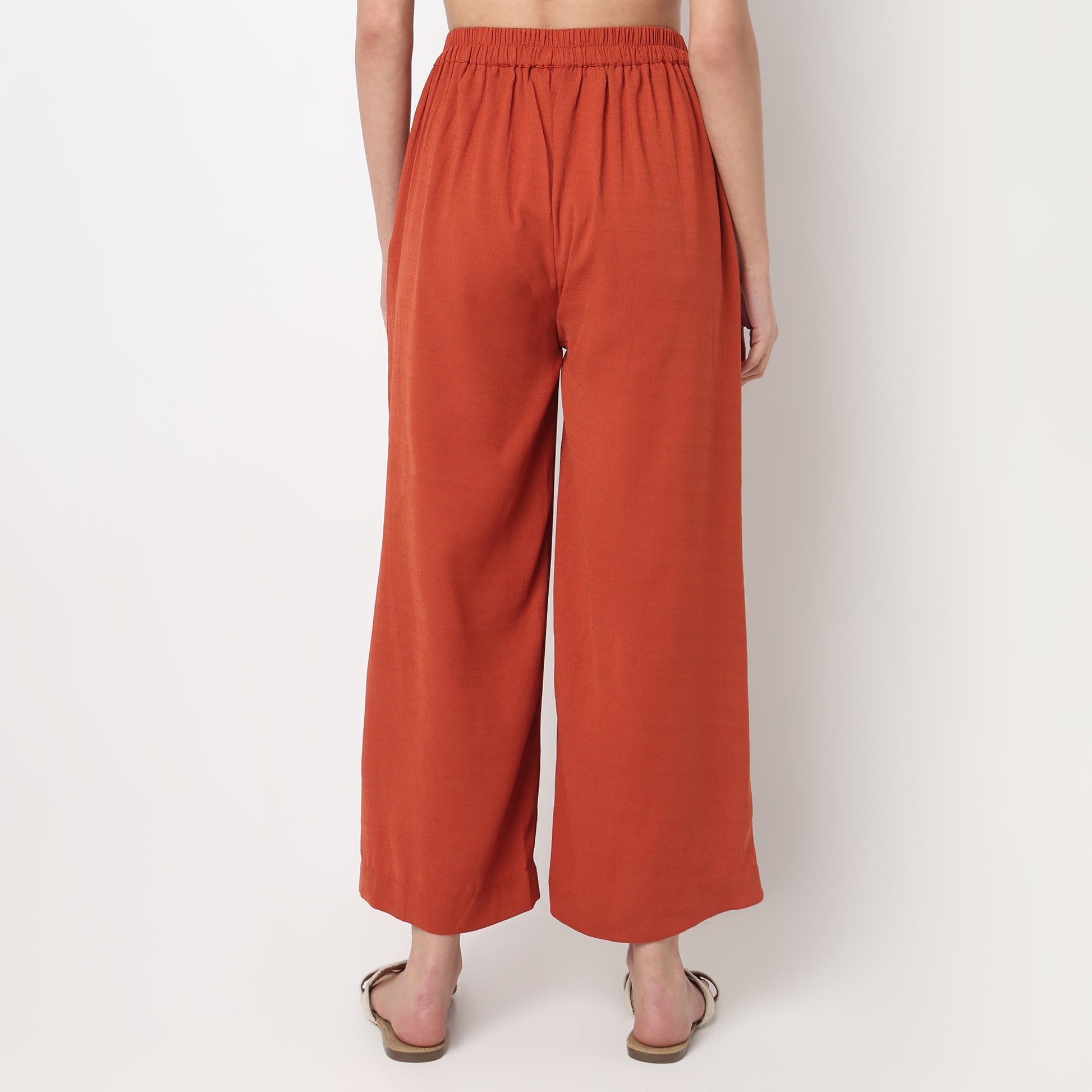 High Rise Straight Pants