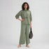Straight Fit High Rise Pants