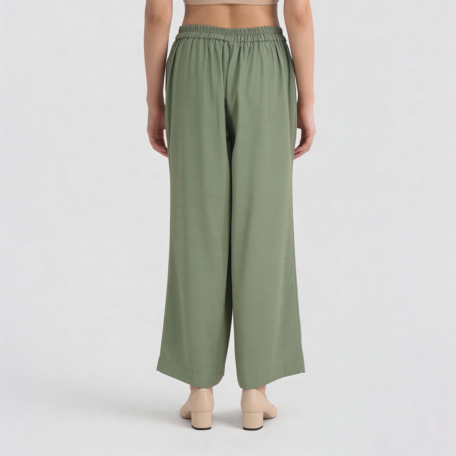 Straight Fit High Rise Pants