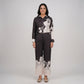 Printed High Rise Straight Pants