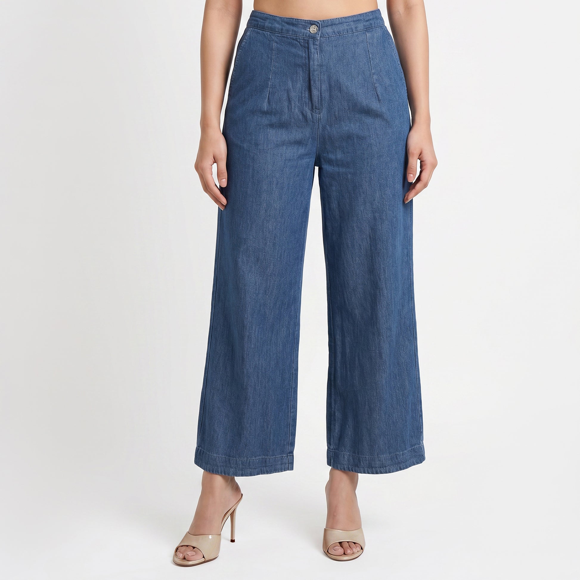 High Rise Straight Pants