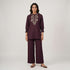 Straight Fit High Rise Pants