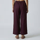 Straight Fit High Rise Pants