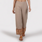 Printed Straight Mid Rise Pants
