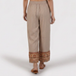 Printed Straight Mid Rise Pants