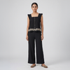 High Rise Straight Pants