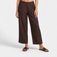 Solid Straight High Rise Pants