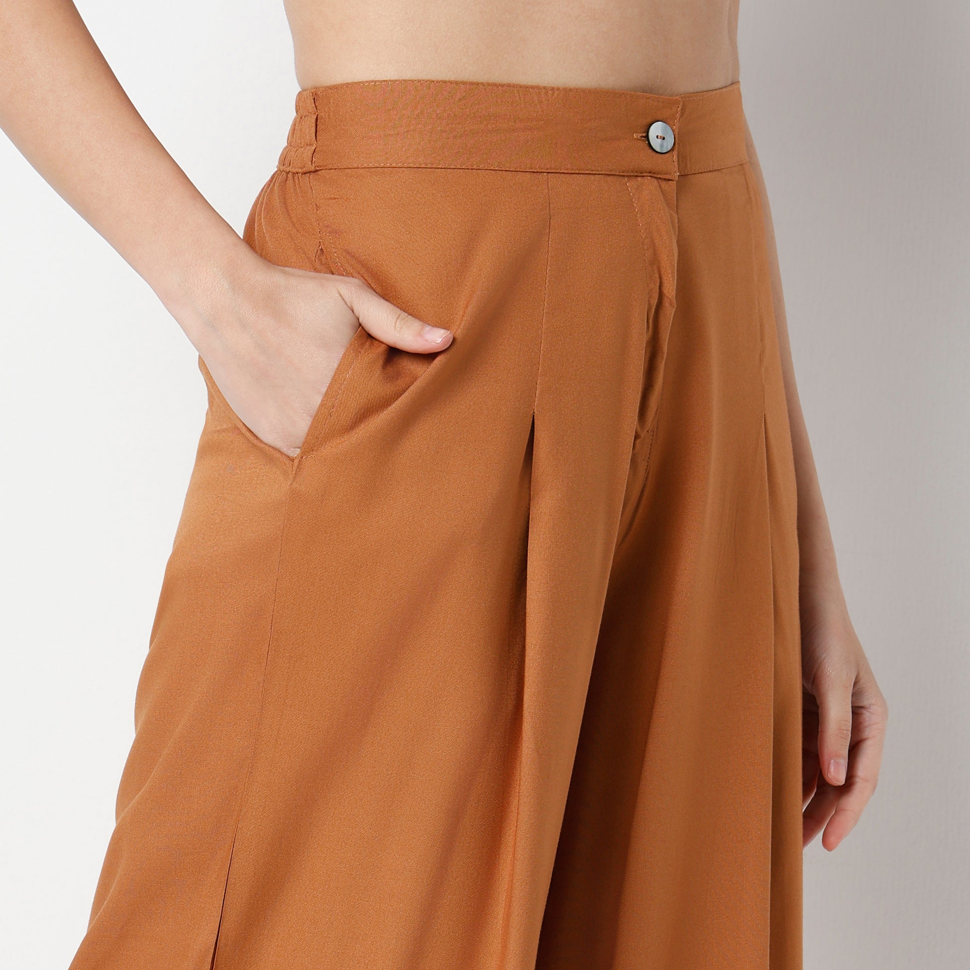 Relaxed Fit Abstract Regular Length Top with Pant & with Shrug Set