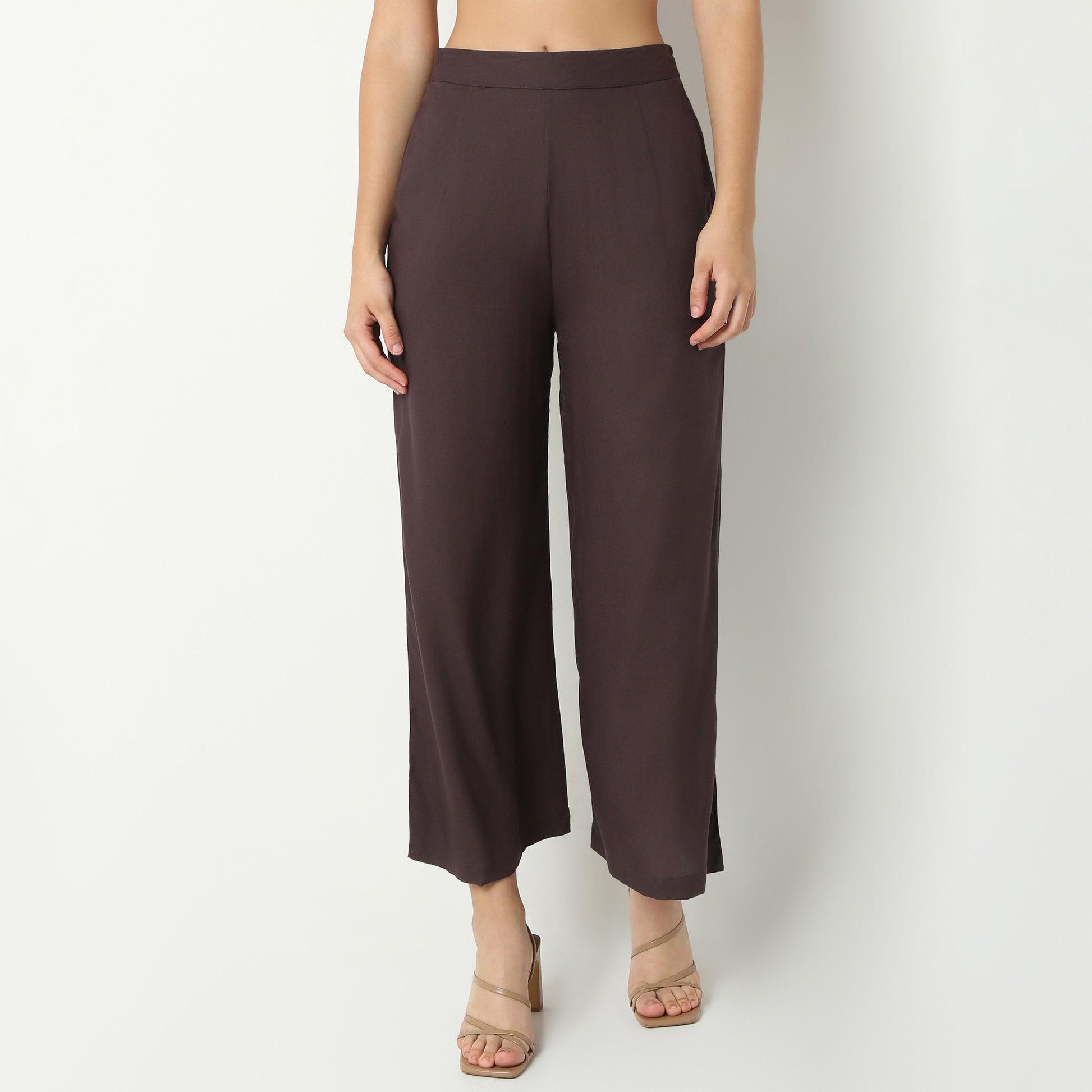 Printed Crop Top with Pant with Shrug Fusion Set