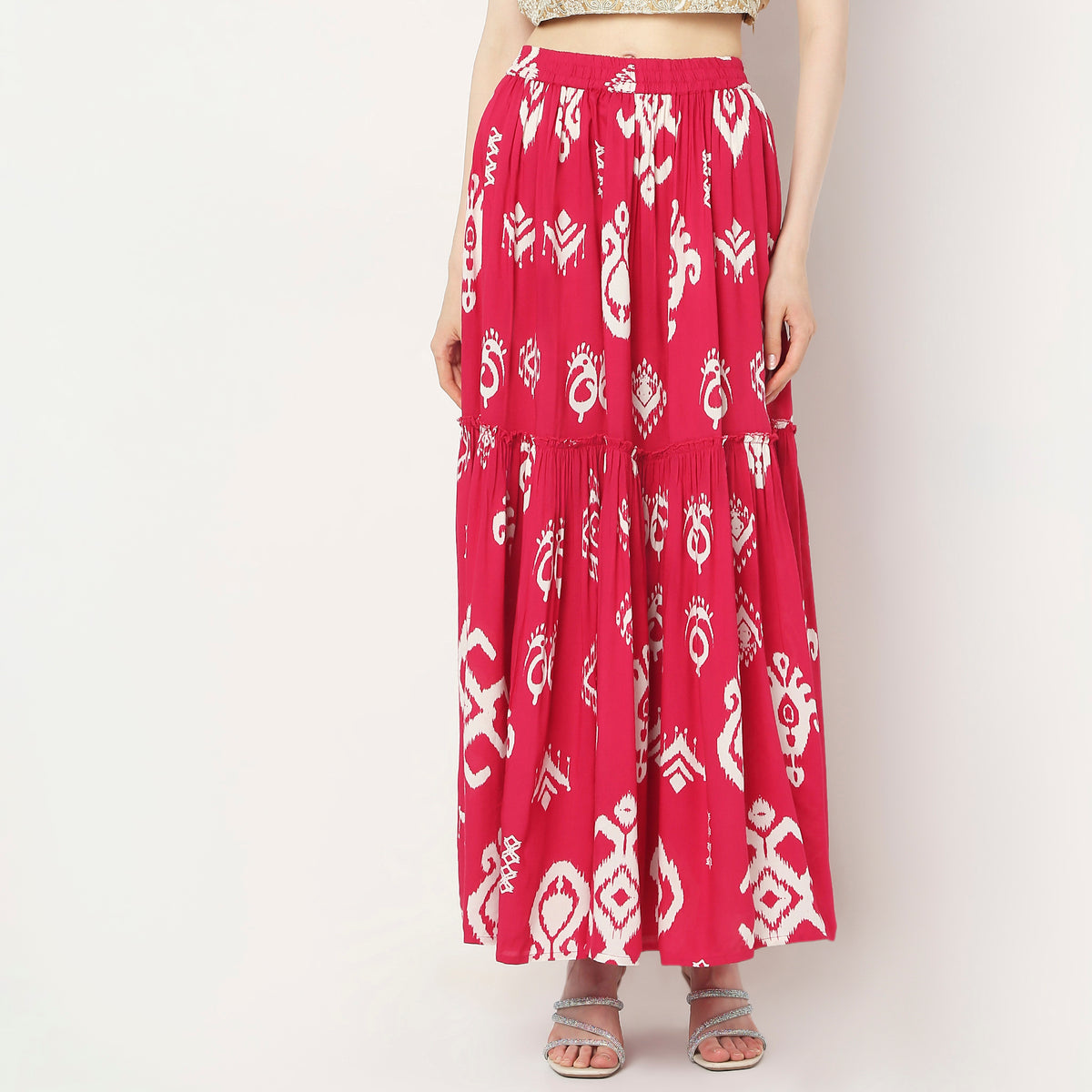 Flare Fit Ankle Length Skirts