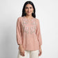 Embroidered Straight Top