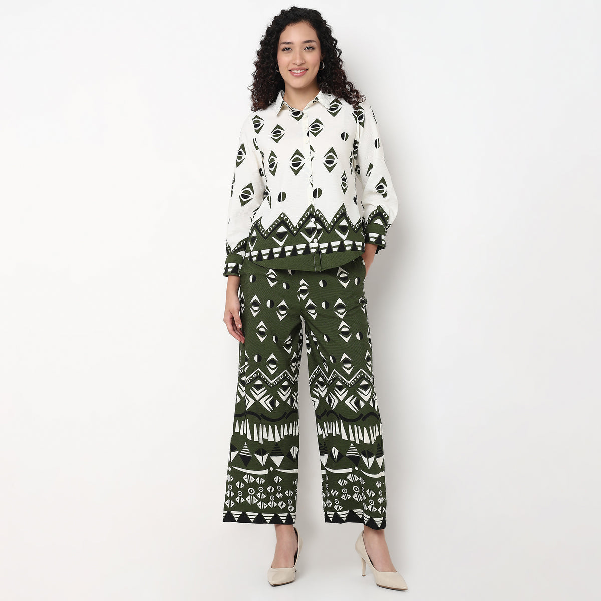 Printed Oversized Shirt