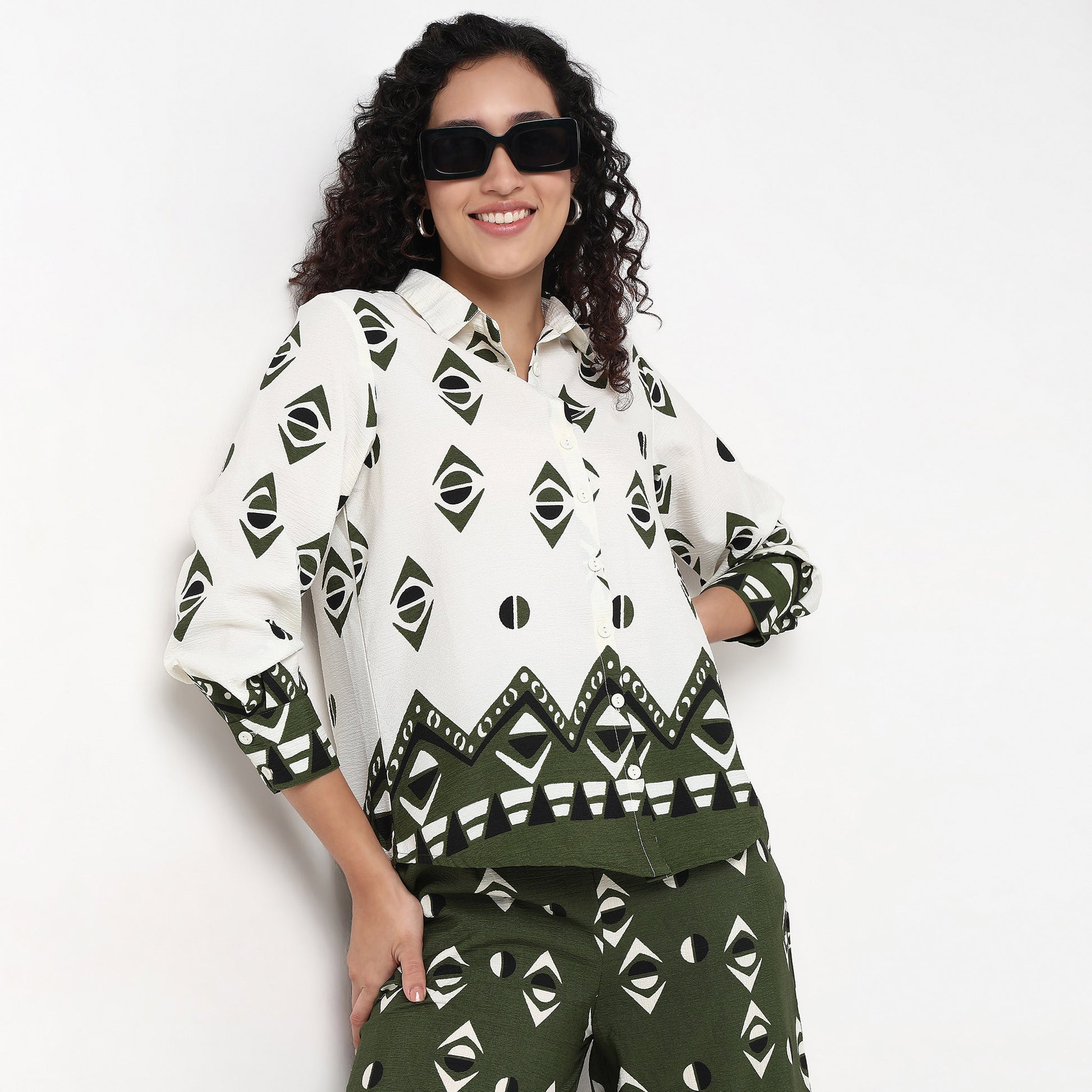 Printed Oversized Shirt