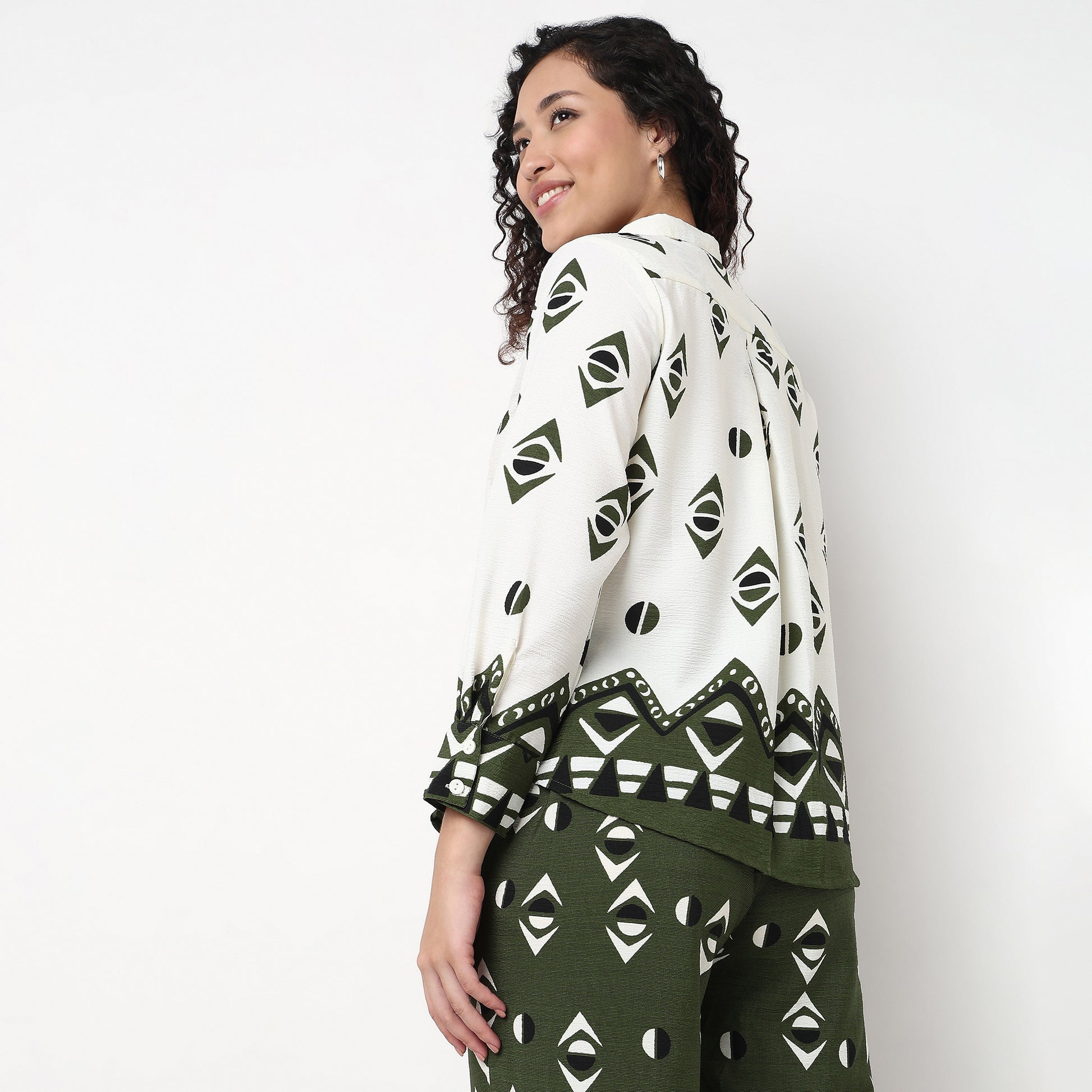 Printed Oversized Shirt