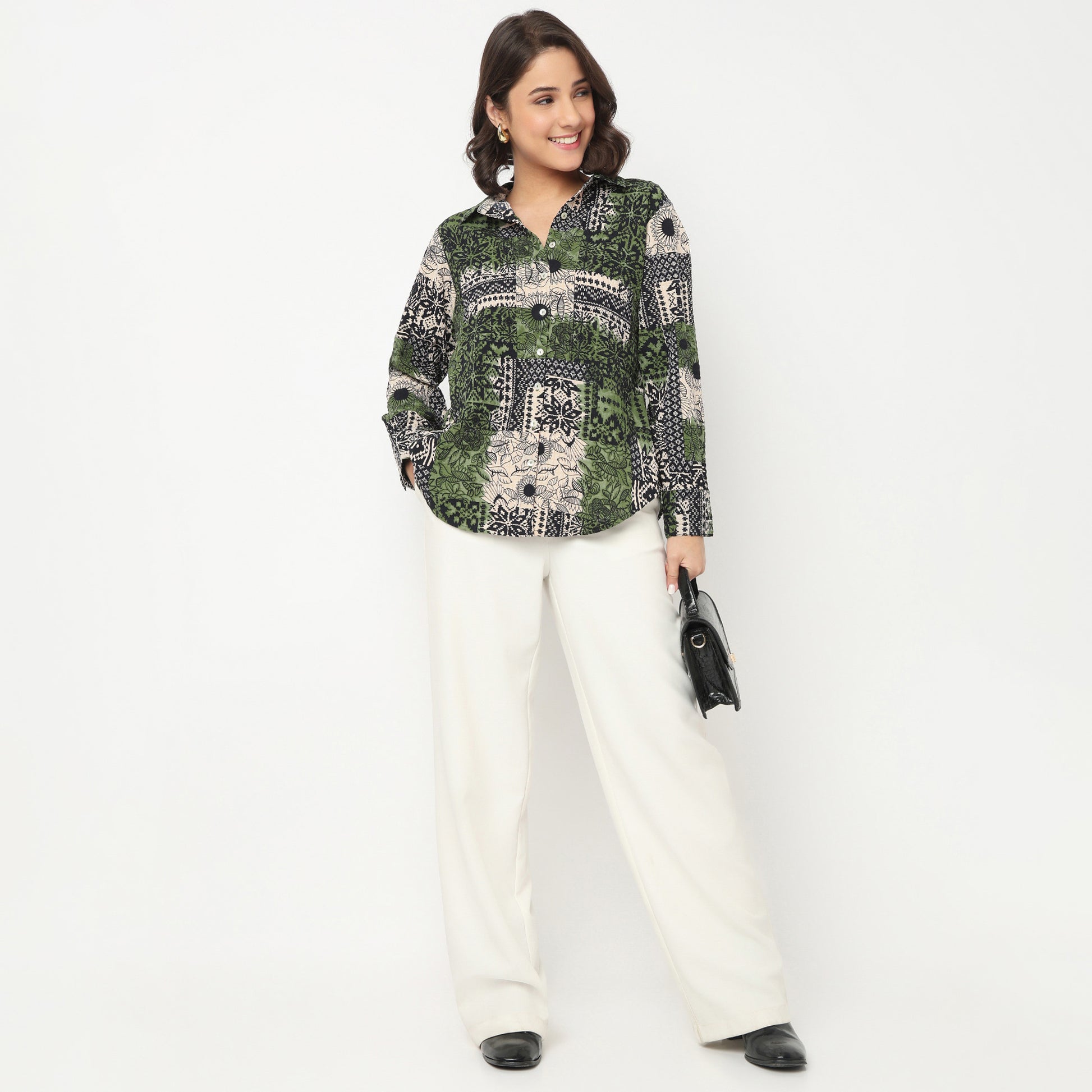 Straight Printed Shirt