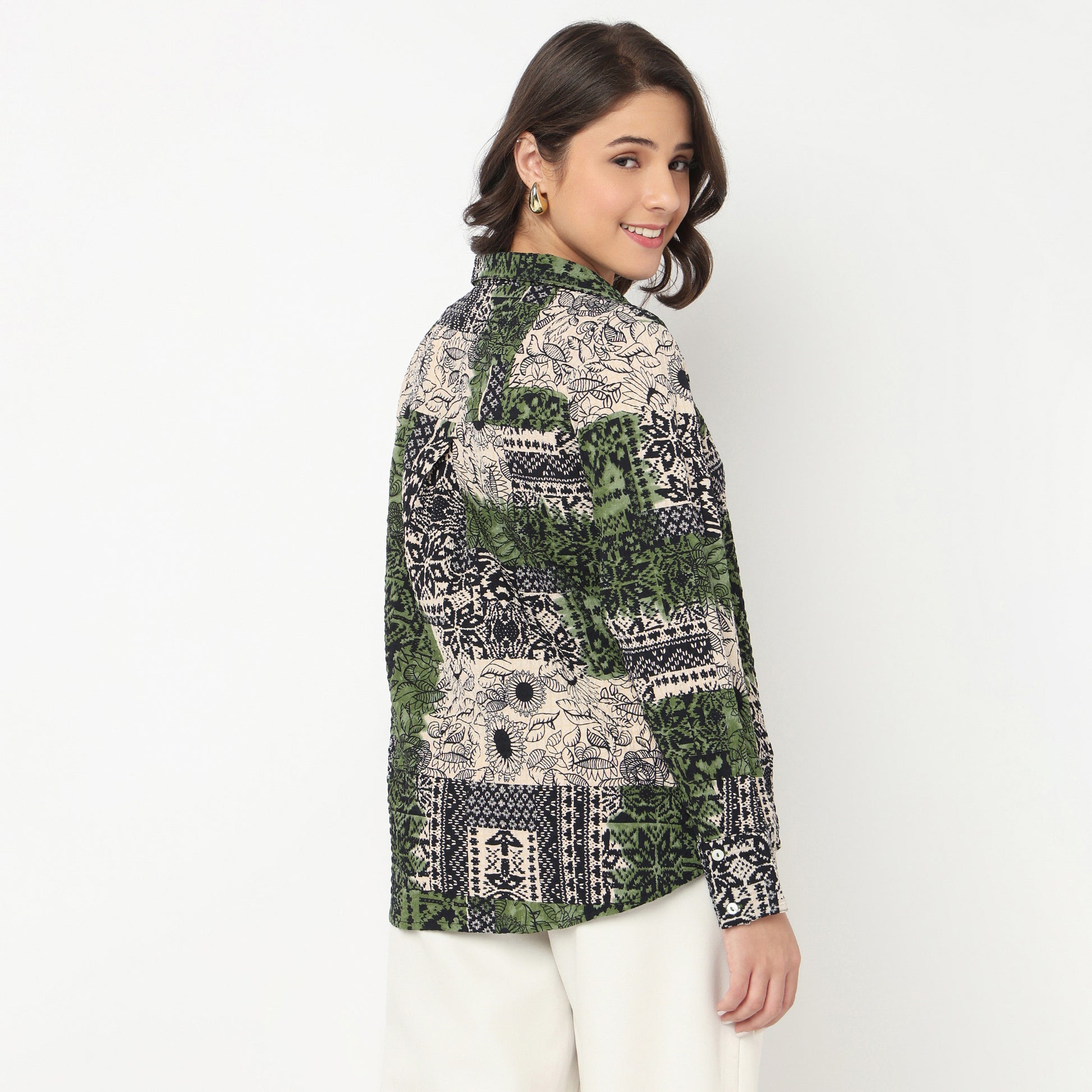 Straight Printed Shirt