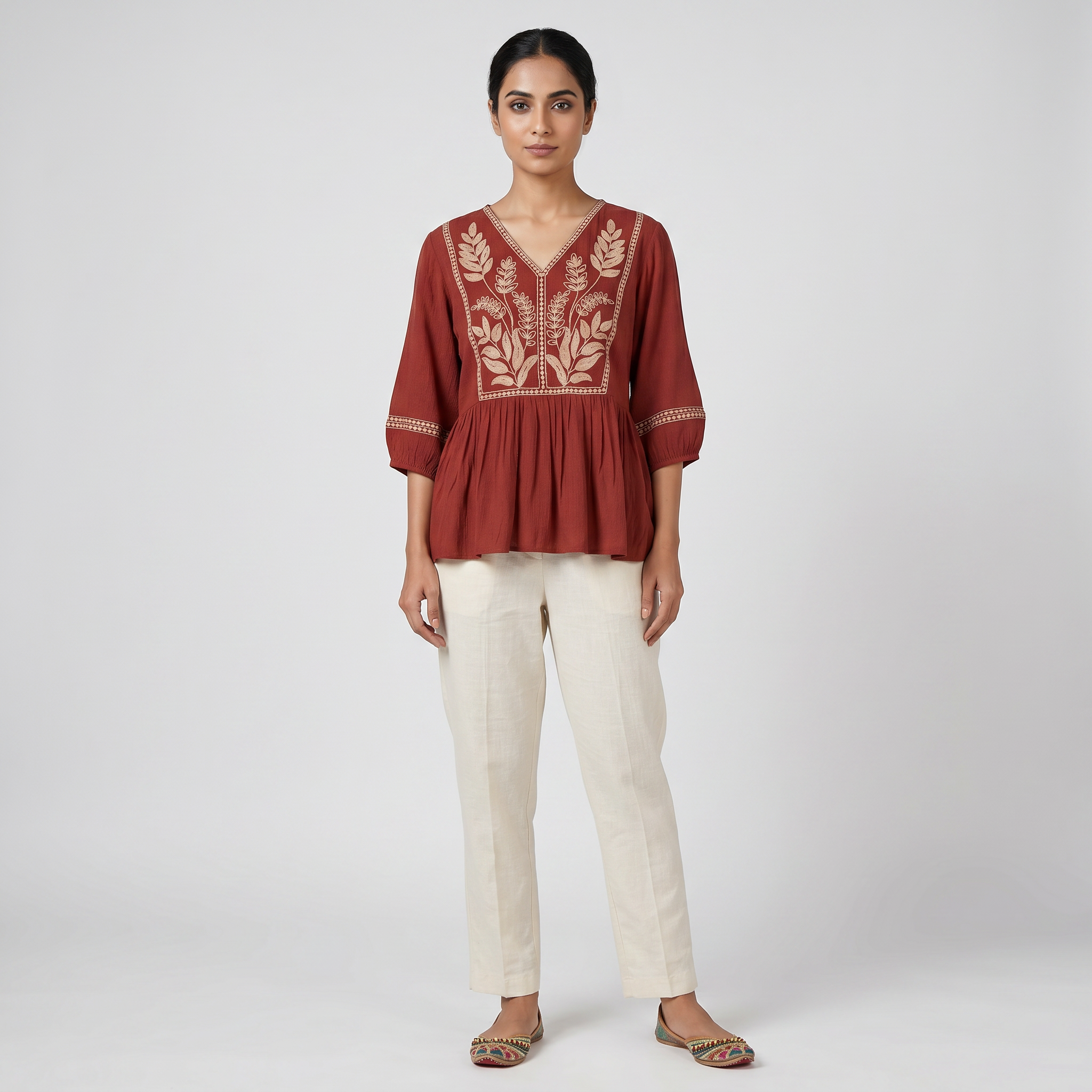 Buy Now - Embroidered Flared Top - Style Union