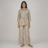 Printed Waist Tie-Up Shirt