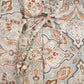 Printed Waist Tie-Up Shirt