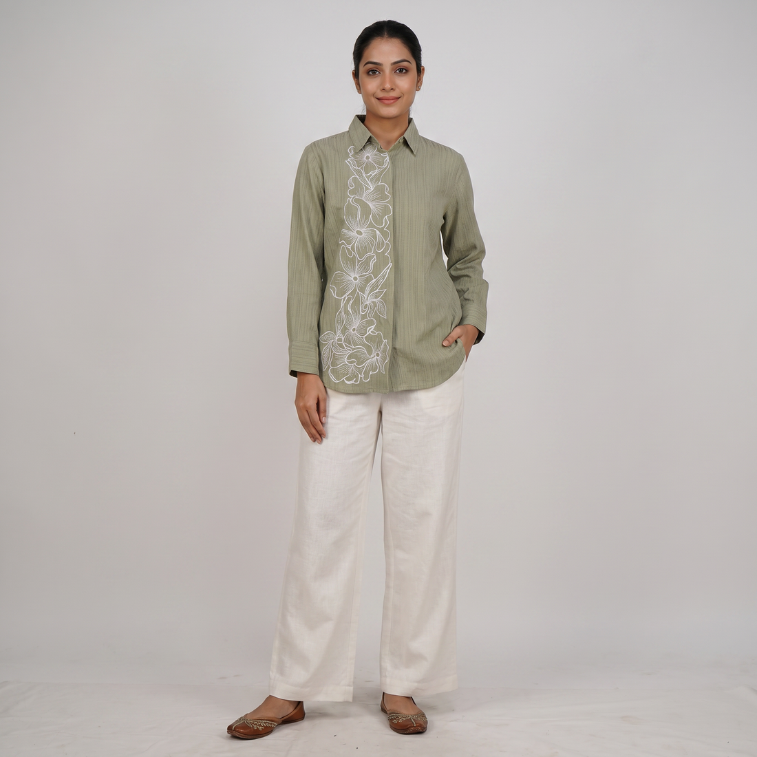 Embroidered Full Sleeve Shirt