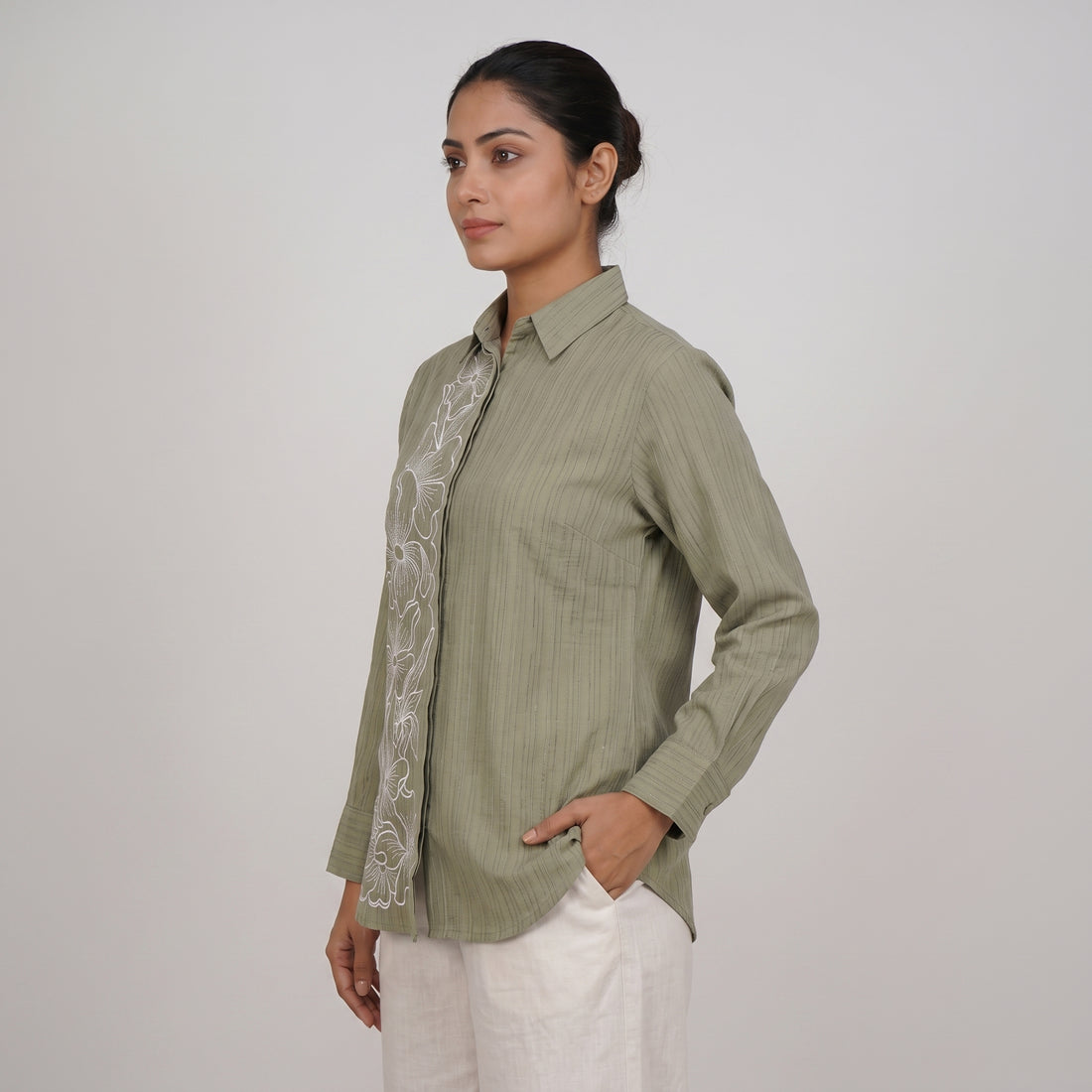 Embroidered Full Sleeve Shirt