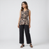 Printed V-Neck Vest Top