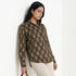 Cotton Printed Straight Shirt