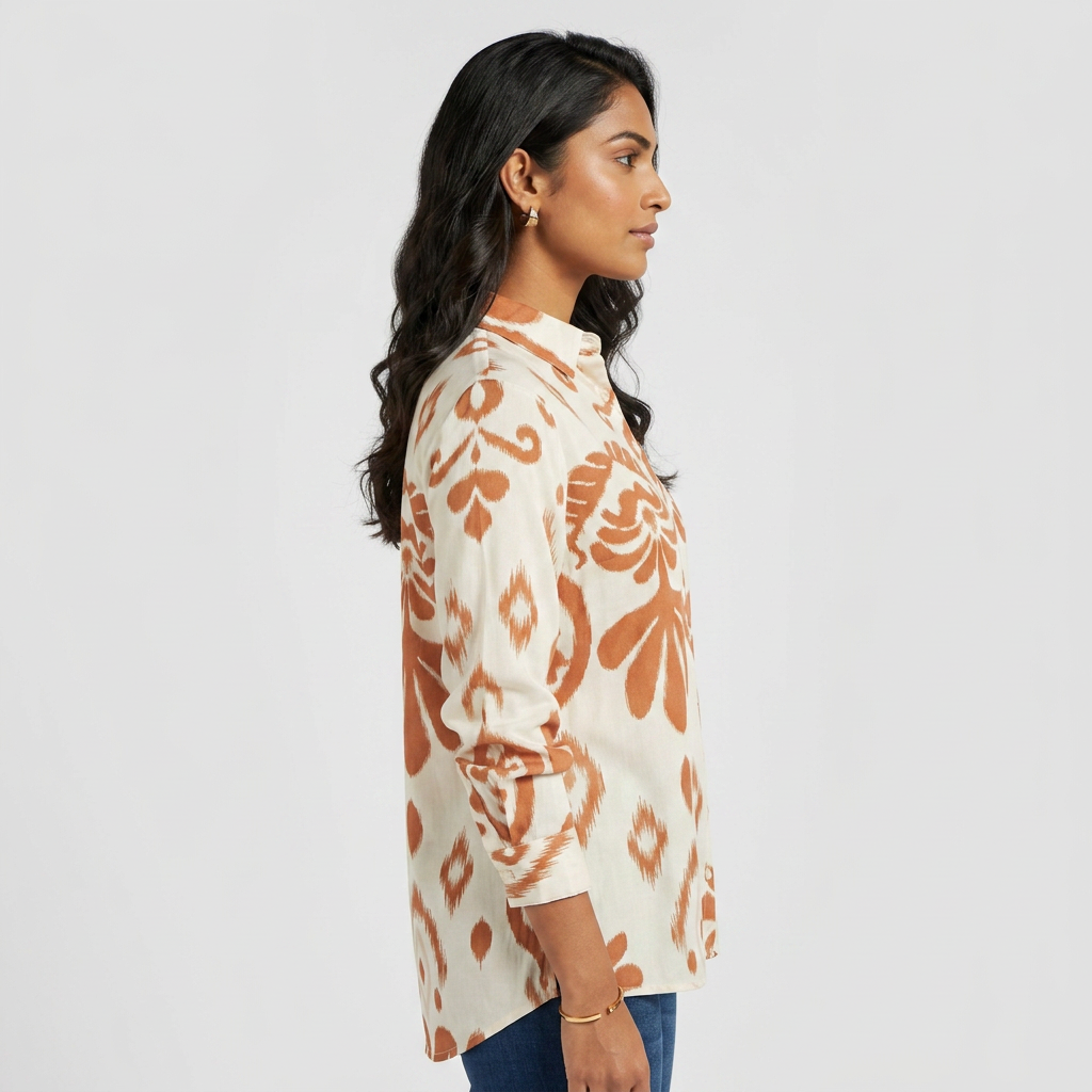 Printed Straight Shirt