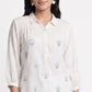 Embroidered Shirt Collar Shirt