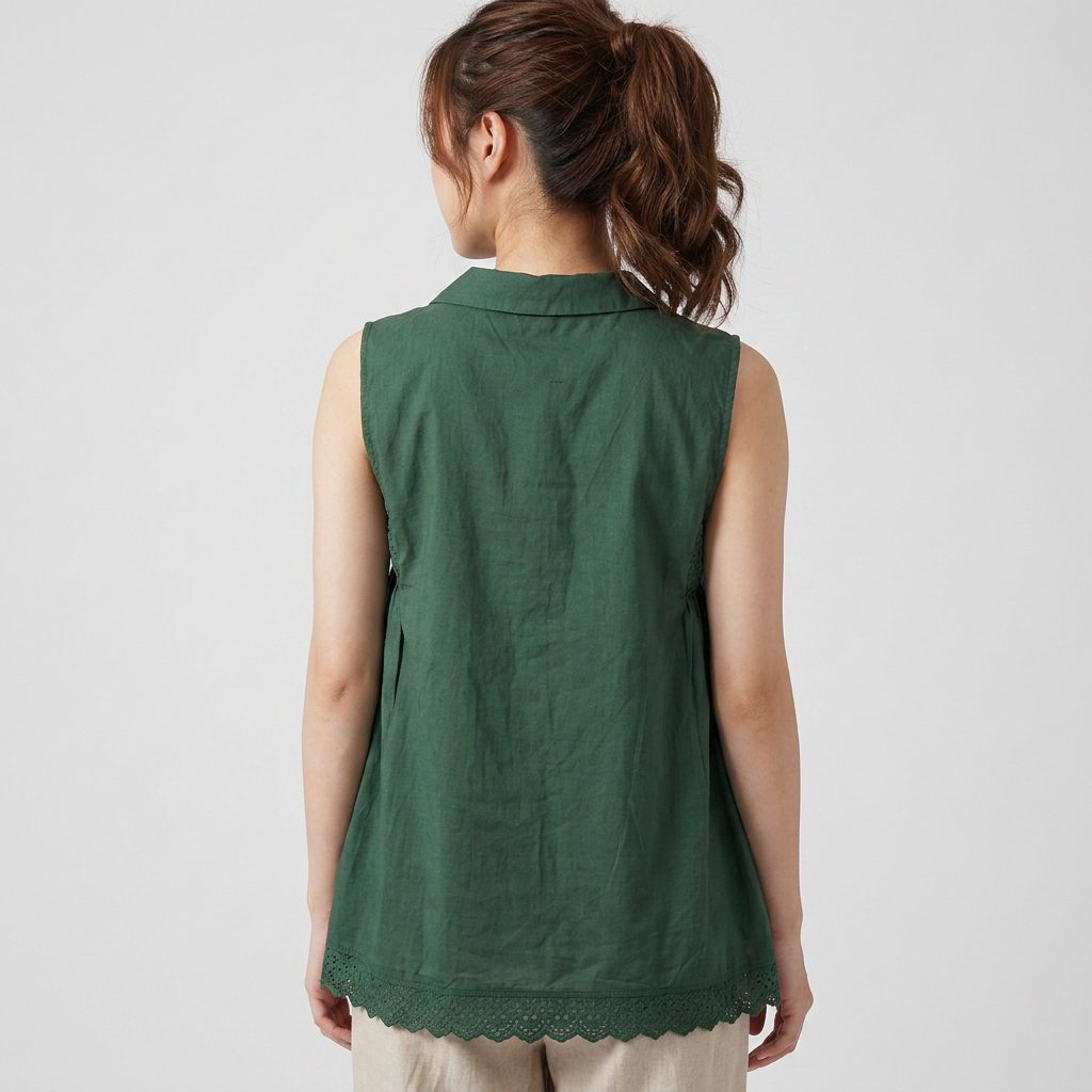 Solid Side Smoked with Collar Top