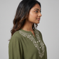 Relaxed Fit Embroidered Top