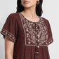 Embroidered Relaxed Top