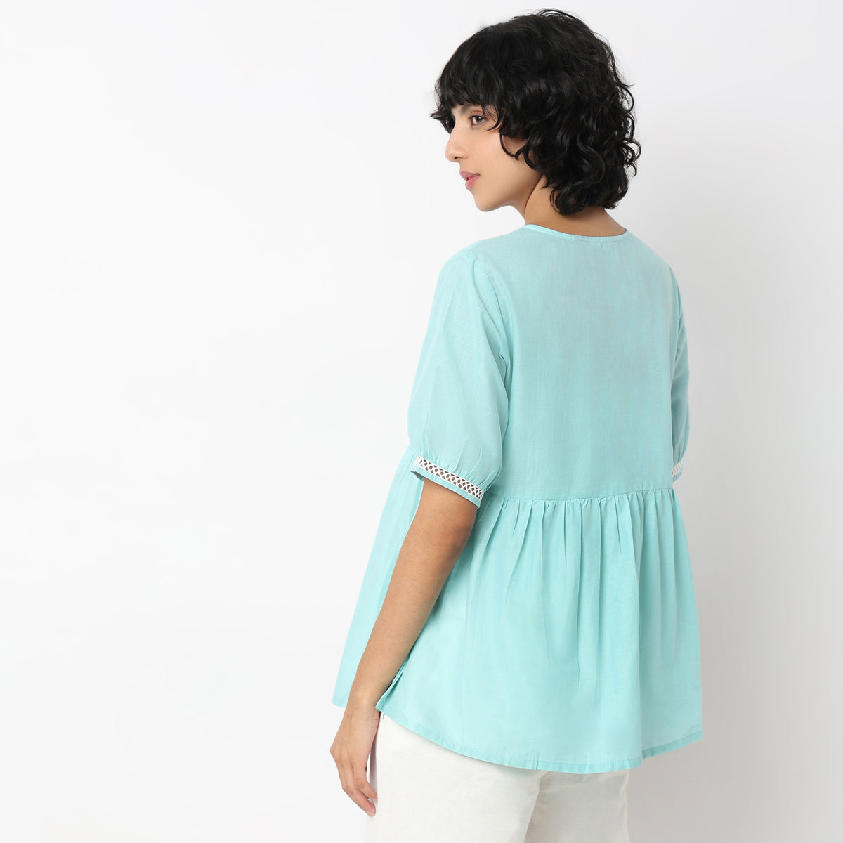 Flare Fit Embroiderd Tunic