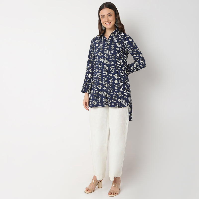 Regular Fit Printed Tunic