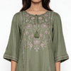 Embroidered Flared Tunic
