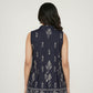 Printed Shirt Collar Tunic