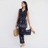 Printed Shirt Collar Tunic