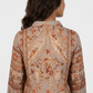 Printed Half Placket Shirt Tunic