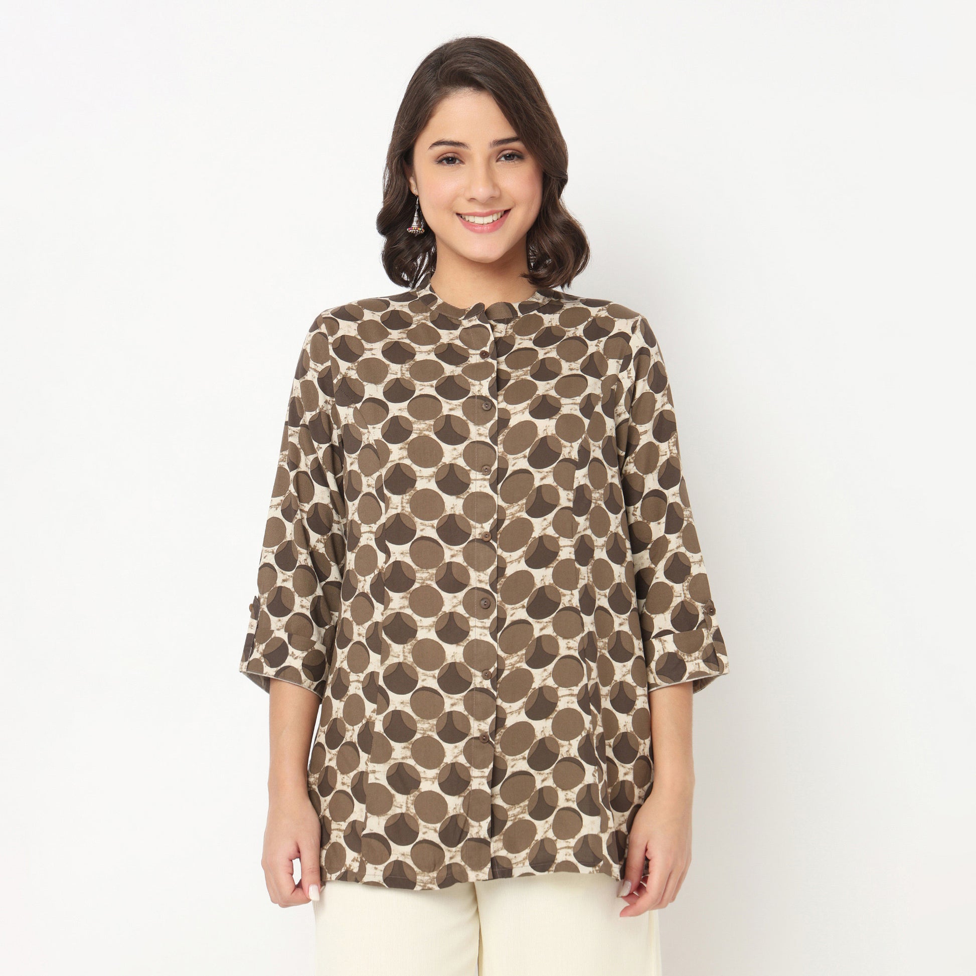 Printed A-Line Tunic