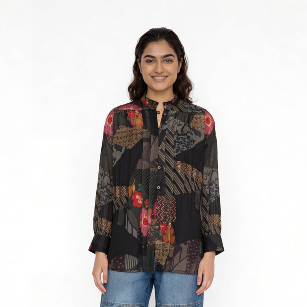 Printed Flared Tunic