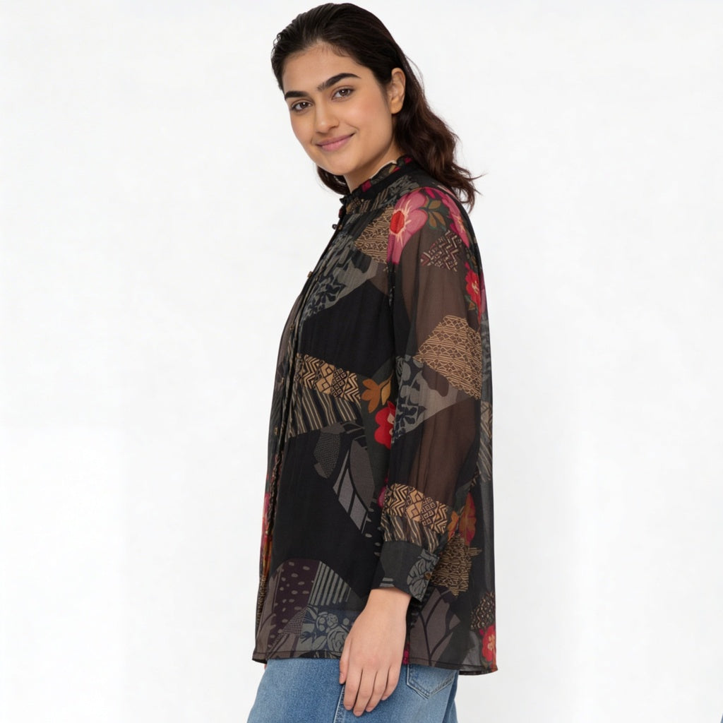 Printed Flared Tunic