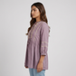 Embroidered W-Cut Tie-Up Neck Tunic
