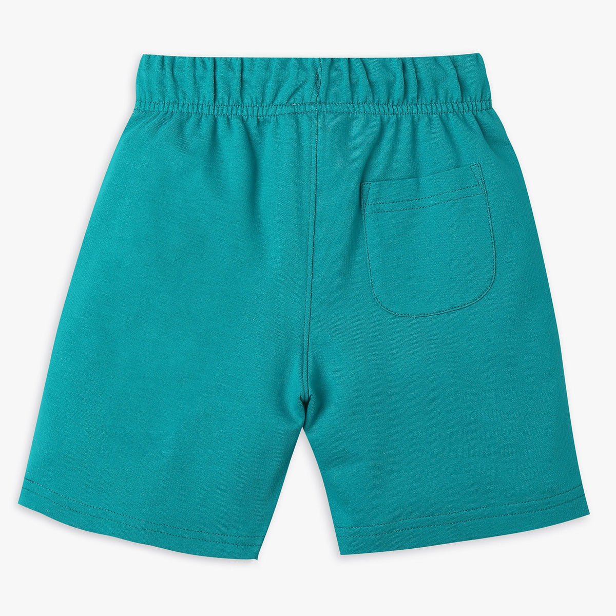 Boy's Regular Fit Solid Mid Rise Shorts