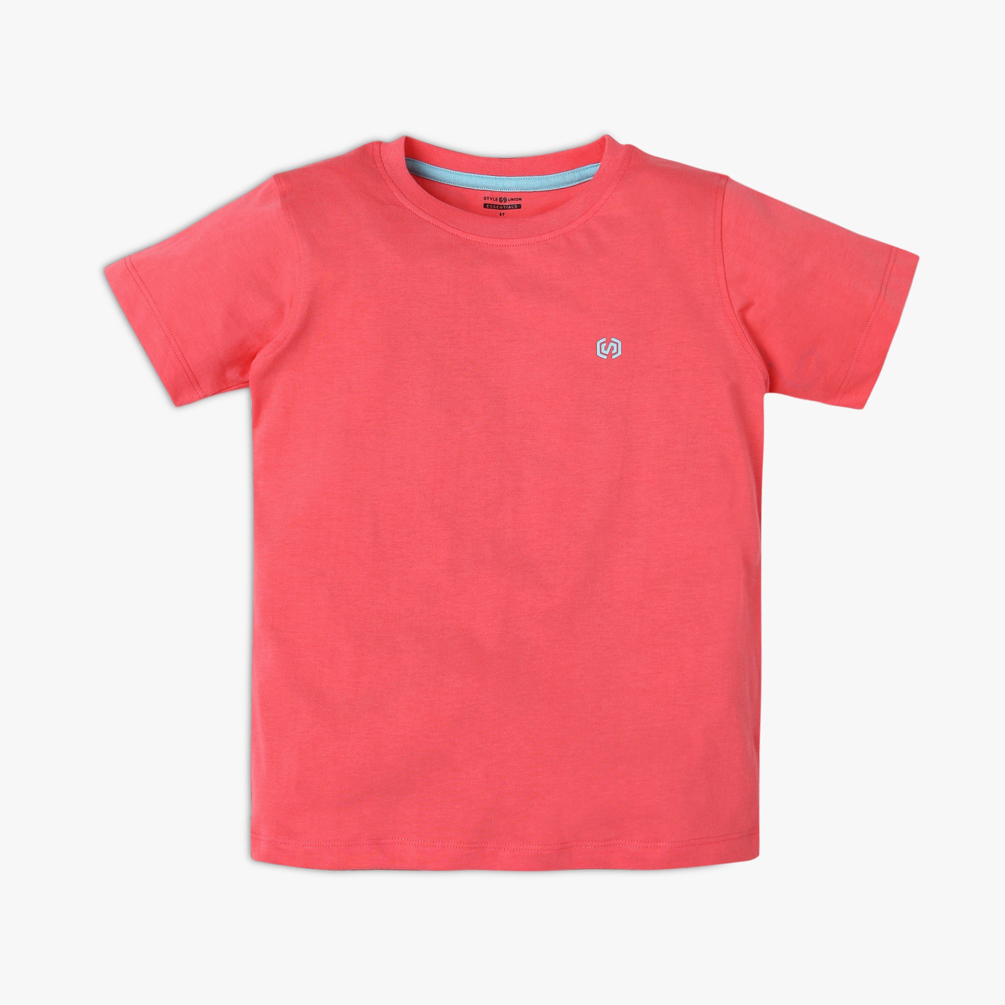 Boy's Regular Fit Solid T-Shirt