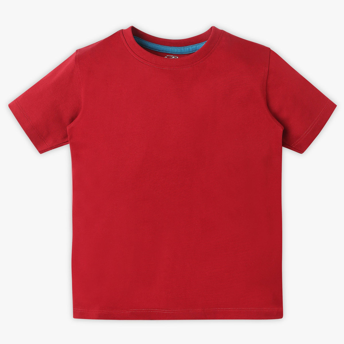 Boys Regular Fit Solid T-Shirt