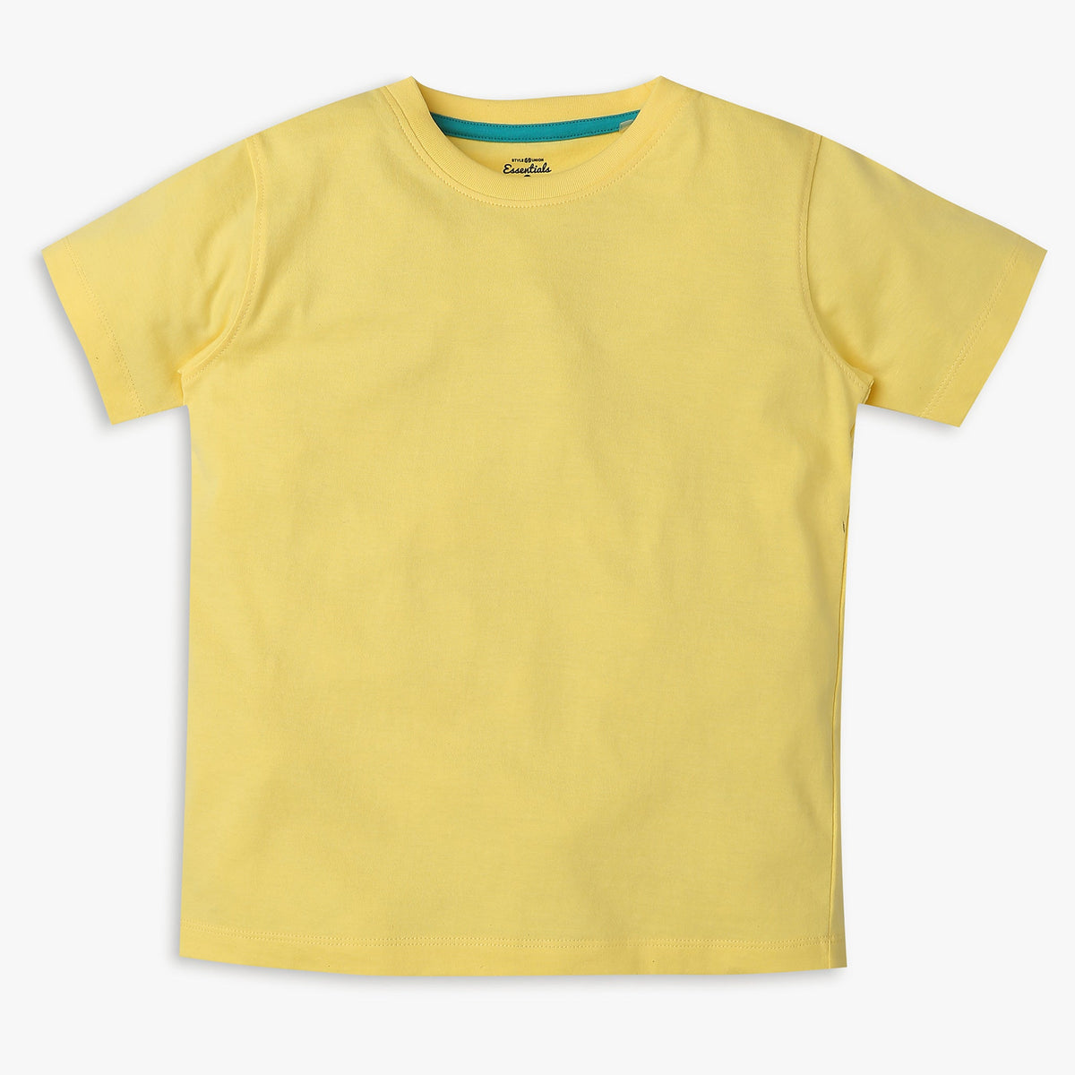 Boys Regular Fit Solid T-Shirt