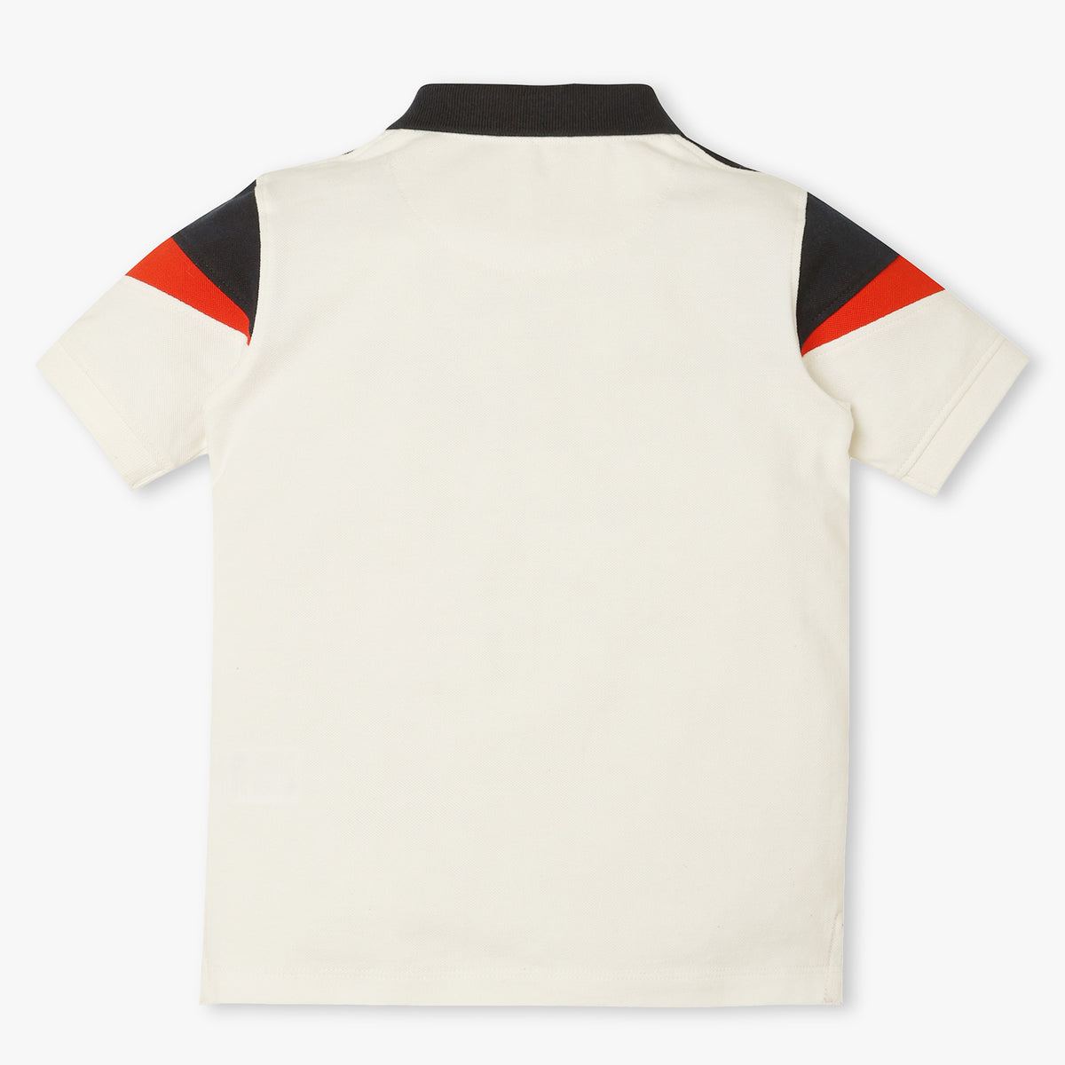 Boys Regular Fit Cut and Sew Polo T-Shirt