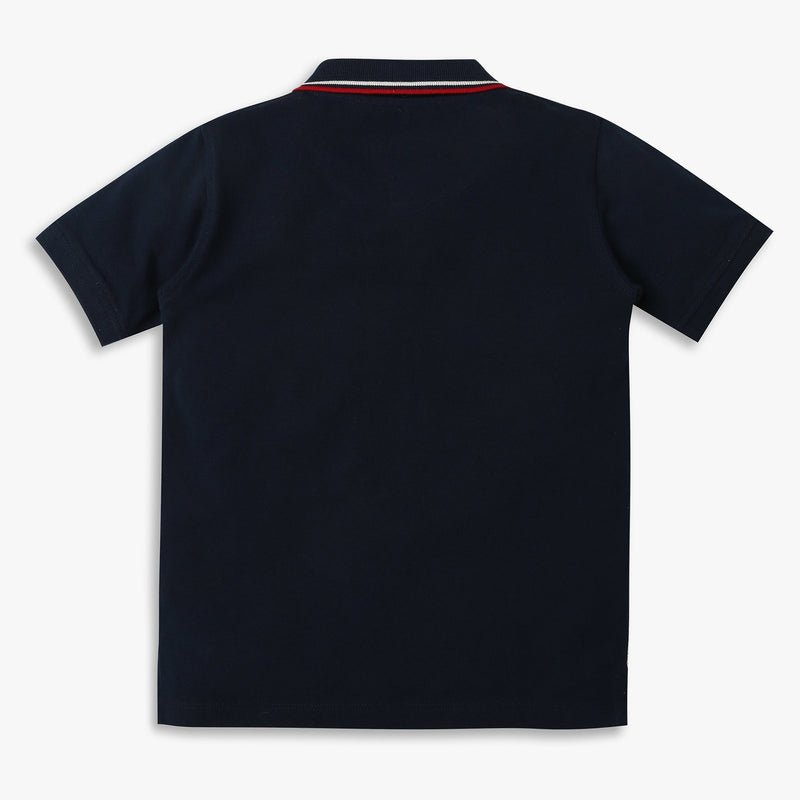 Boys Regular Fit Cut and Sew T-Shirt